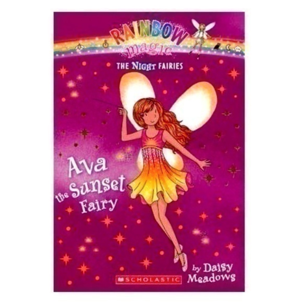 Rainbow Magic series Ava the Sunset Fairy by Daisy Meadows book gently preloved